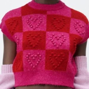 Zara heart sweater